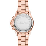 Michael Kors Everest Chronograph Black Dial Rose Gold Steel Strap Watch for Women - MK6972 Authentic Buy Shop Now