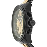 Michael Kors Wren Chronograph Black Dial Two Tone Steel Strap Watch for Women - MK6978 Authentic Buy Shop Now
