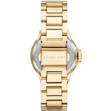 Michael Kors Camille Multifunction Green Dial Gold Steel Strap Watch For Women - MK6981 Authentic Buy Shop Now