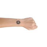 Michael Kors Camille Chronograph Grey Dial Rose Gold Steel Strap Watch For Women - MK6983 Authentic Buy Shop Now