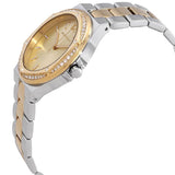 Michael Kors Lennox Three-Hand Gold Dial Two Tone Steel Strap Watch For Women - MK6988 Authentic Buy Shop Now
