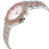 Michael Kors Lennox Three Hand Quartz Silver Dial Two Tone Steel Strap Watch For Women - MK6989 Authentic Buy Shop Now
