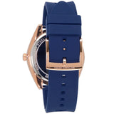 Michael Kors Janelle Three Hand Blue Dial Blue Rubber Strap Watch For Women - MK7140 Authentic Buy Shop Now