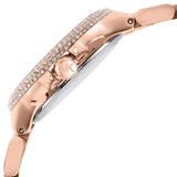 Michael Kors Camille Three Hand Rose Gold Dial Rose Gold Steel Strap Watch For Women - MK7197 Authentic Buy Shop Now