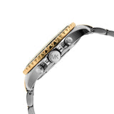 Michael Kors Everest Chronograph Black Dial Two Tone Steel Strap Watch For Women - MK7209 Authentic Buy Shop Now