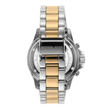 Michael Kors Everest Chronograph Black Dial Two Tone Steel Strap Watch For Women - MK7209 Authentic Buy Shop Now