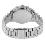 Michael Kors Lexington Chronograph Blue Dial Silver Steel Strap Watch For Women - MK7215 Authentic Buy Shop Now