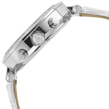 Michael Kors Parker Chronograph White Dial White Leather Strap Watch For Women - MK7226 Authentic Buy Shop Now