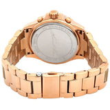 Michael Kors Everest Chronograph Crystals Rose Gold Dial Rose Gold Steel Strap Watch For Women - MK7235 Authentic Buy Shop Now