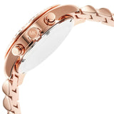 Michael Kors Lexington Chronograph Rose Gold Dial Rose Gold Steel Strap Watch for Women - MK7242 Authentic Buy Shop Now
