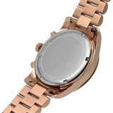 Michael Kors Lexington Chronograph Rose Gold Dial Rose Gold Steel Strap Watch for Women - MK7242 Authentic Buy Shop Now