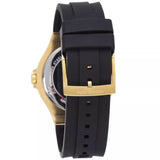 Michael Kors Lennox Three Hand Crystals Silver Dial Black Silicone Strap Watch For Women - MK7247 Authentic Buy Shop Now