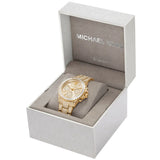 Michael Kors Everest Chronograph Crystals Gold Dial Gold Steel Strap Watch For Women - MK7254 Authentic Buy Shop Now