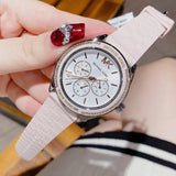 Michael Kors Jessa Quartz Silver Dial Pink Silicone Strap Watch For Women - MK7268 Authentic Buy Shop Now