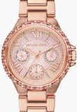 Michael Kors Mini Camille Multifunction Rose Gold Dial Rose Gold Steel Strap Watch For Women - MK7273 Authentic Buy Shop Now