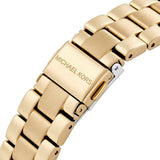 Michael Kors Lennox Three-Hand Silver Dial Gold Steel Strap Watch For Women - MK7278 Authentic Buy Shop Now