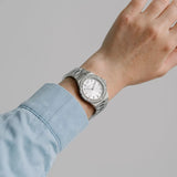 Michael Kors Lennox Three Hand Silver Dial Silver Steel Strap Watch For Women - MK7280 Authentic Buy Shop Now
