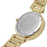 Michael Kors Parker Analog Crystals Gold Dial Gold Steel Strap Watch For Women - MK7283 Authentic Buy Shop Now