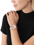 Michael Kors Tibby Chronograph Gold Dial Gold Steel Strap Watch For Women - MK6927 Authentic Buy Shop Now