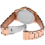Michael Kors Layton Three Hand Silver Dial Rose Gold Steel Strap Watch For Women - MK7297 Authentic Buy Shop Now