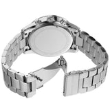 Michael Kors Ritz Chronograph Crystals Silver Dial Silver Steel Strap Watch For Women - MK7301 Authentic Buy Shop Now