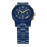 Michael Kors Runway Analog Blue Dial Blue Steel Strap Watch for Women - MK7332 Authentic Buy Shop Now