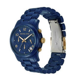 Michael Kors Runway Analog Blue Dial Blue Steel Strap Watch for Women - MK7332 Authentic Buy Shop Now