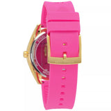 Michael Kors Janelle Quartz Pink Dial Pink Rubber Strap Watch For Women - MK7349 Authentic Buy Shop Now