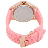 Michael Kors Mini Pilot Quartz Rose Gold Dial Pink Silicone Strap Watch For Women - MK7375 Authentic Buy Shop Now