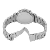 Michael Kors Maren Chronograph Silver Dial Silver Steel Strap Watch for Women - MK7495 Authentic Buy Shop Now