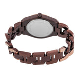 Michael Kors Lennox Analog Brown Dial Two Tone Steel Strap Watch for Women - MK7501 Authentic Buy Shop Now