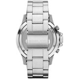 Michael Kors Everest Chronograph Black Dial Silver Steel Strap Watch For Men - MK8256 Authentic Buy Shop Now