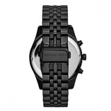 Michael Kors Lexington Chronograph Black Dial Black Steel Strap Watch for Men - MK8320 Authentic Buy Shop Now