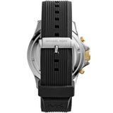 Michael Kors Dylan Chronograph Black Dial Black Rubber Strap Watch For Men - MK8903 Authentic Buy Shop Now