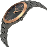 Michael Kors Runway Quartz Grey Dial Grey Steel Strap Watch For Women - MK8576 Authentic Buy Shop Now