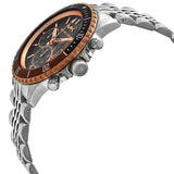 Michael Kors Bayville Chronograph Black Dial Silver Steel Strap Watch For Men - MK8725 Authentic Buy Shop Now