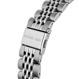 Michael Kors Bayville Chronograph Black Dial Silver Steel Strap Watch For Men - MK8725 Authentic Buy Shop Now