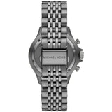 Michael Kors Bayville Chronograph Blue Dial Grey Steel Strap Watch For Men - MK8727 Authentic Buy Shop Now