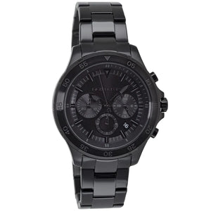 Michael Kors Alek Oversized Black Dial Black Steel Strap Watch For Men - MK8900 Authentic Buy Shop Now