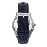 Michael Kors Slim Runway Analog Blue Dial Blue Leather Strap Watch For Men - MK8907 Authentic Buy Shop Now