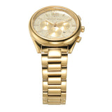 Michael Kors Janelle Chronograph Gold Dial Gold Steel Strap Watch For Men - MK8995 Authentic Buy Shop Now