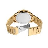 Michael Kors Janelle Chronograph Gold Dial Gold Steel Strap Watch For Men - MK8995 Authentic Buy Shop Now