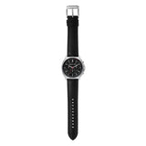 Michael Kors Sullivan Chronograph Black Dial Black Leather Strap Watch For Men - MK8997 Authentic Buy Shop Now