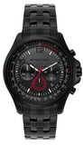 Michael Kors Pilot Chronograph Black Dial Black Steel Strap Watch For Men - MK9127 Authentic Buy Shop Now