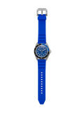 Michael Kors Maritime Three-Hand Analog Blue Dial Blue Silicone Strap Watch for Men - MK9156 Authentic Buy Shop Now