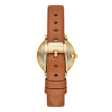 Michael Kors Portia Quartz White Dial Brown Leather Strap Watch For Women - MK2734 Authentic Buy Shop Now