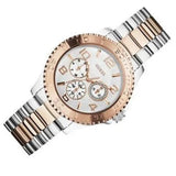 Guess BFF Multifunction Silver Dial Two Tone Steel Strap Watch for Women - W0231L5 Authentic Buy Shop Now
