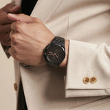 Hugo Boss Steer Analog Black Dial Black Steel Strap Watch For Men - 1514068 Authentic Buy Shop Now