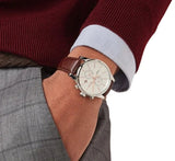 Hugo Boss Jet Chronograph Quartz Silver Dial Brown Leather Strap Watch For Men - HB1513280 Authentic Buy Shop Now