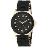 Marc Jacobs Pelly Black Dial Black Silicone Strap Watch for Women - MBM2540 Authentic Buy Shop Now
